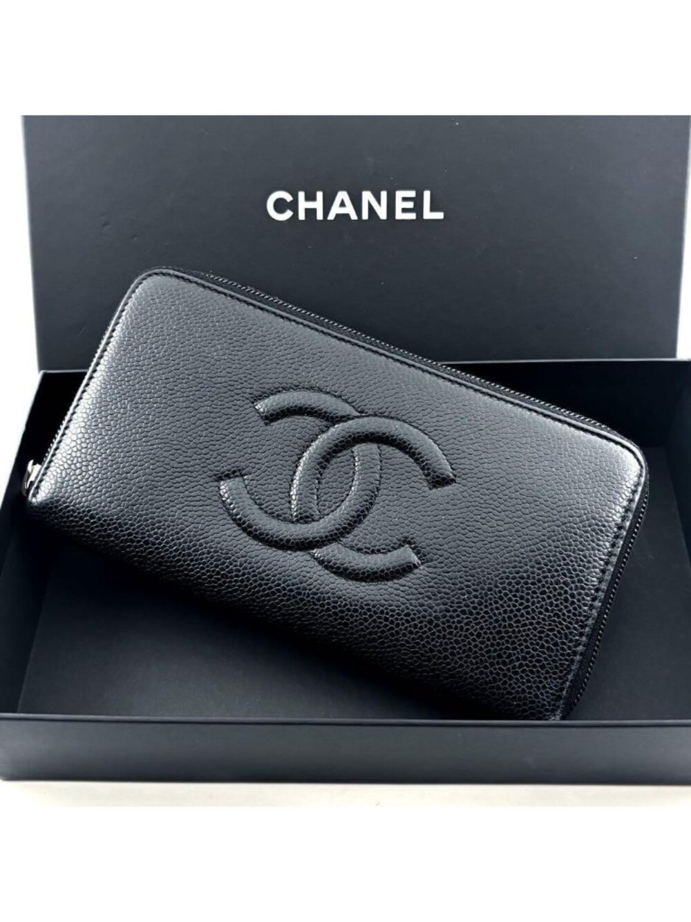 Chanel Super New Wallet Coco Stitch Caviar